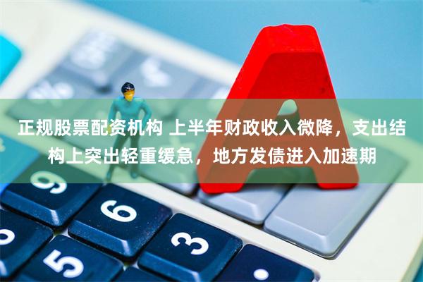 正规股票配资机构 上半年财政收入微降，支出结构上突出轻重缓急，地方发债进入加速期
